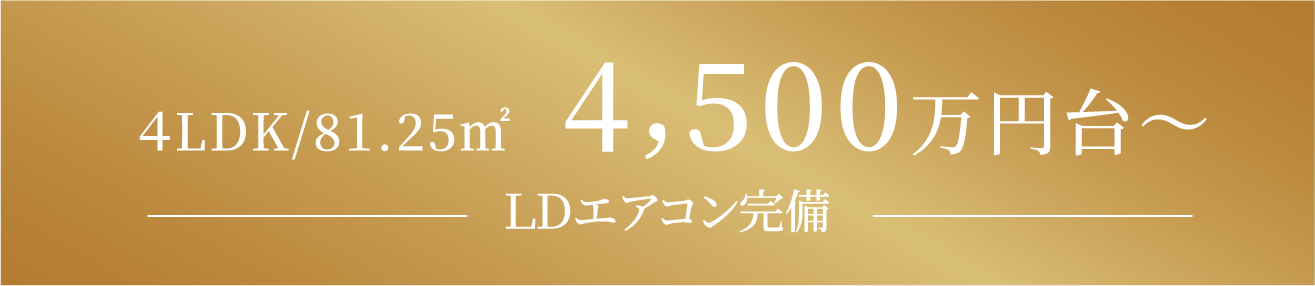 4LDK4500万円